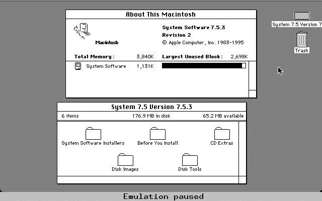 Spectre mit System 7.5