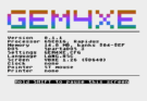 GEM4XE Boot